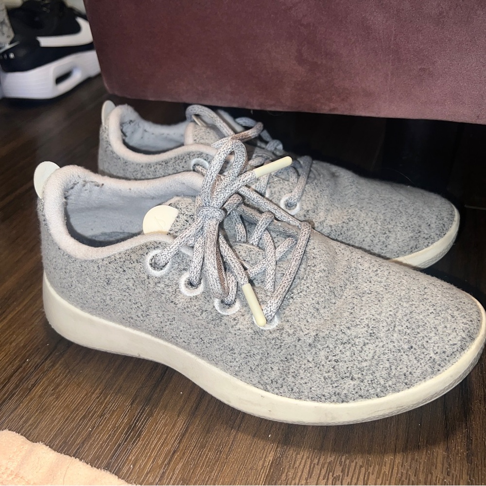 Allbirds gray wool runner sneakers